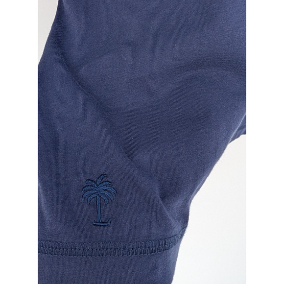 Lilly Pulitzer Juliet Navy Pima Cotton V Neck Preppy Coastal Mini Dress Medium - Picture 5 of 10